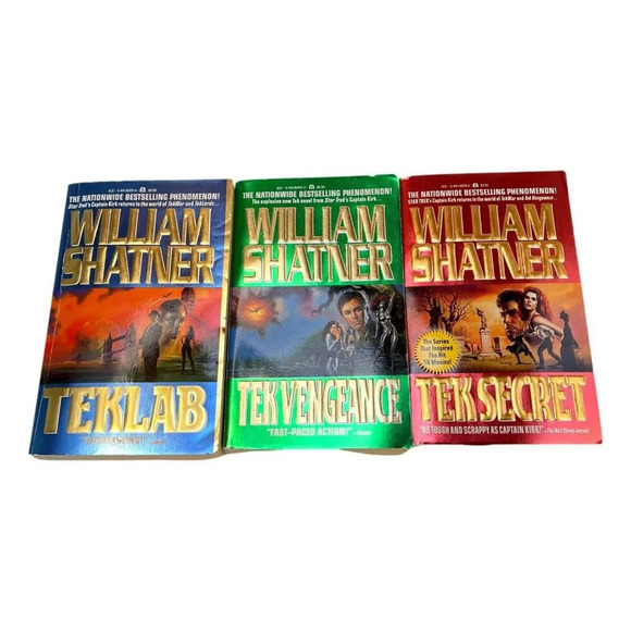 TEKWARS William Shatner Lot 5 First Five in Series PB Books - Picture 5 of 10